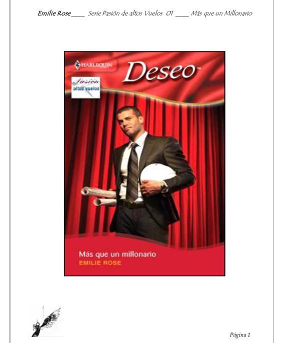 Portada de Más que un millonario-Serie Pasión de Altos Vuelos 01-